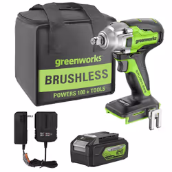 Clé à chocs Greenworks GD24IW400K4; 24 V; 1x4,0 Ah accu.
