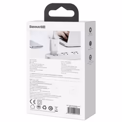Baseus Speed Mini Smartphone Blanc Secteur Charge rapide Intérieure - Vue supplémentaire 11