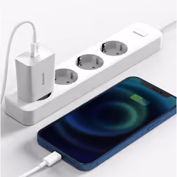 Baseus Speed Mini Smartphone Blanc Secteur Charge rapide Intérieure