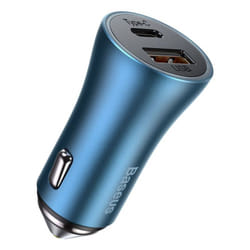 Baseus CCJD-03 chargeur d'appareils mobiles Universel Bleu Allume-cigare Charge rapide Auto
