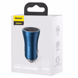 Baseus CCJD-03 chargeur d'appareils mobiles Universel Bleu Allume-cigare Charge rapide Auto - Vue supplémentaire 4