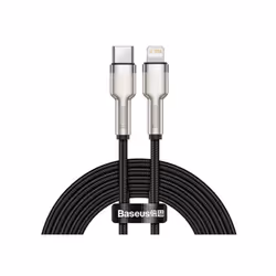 Baseus Cafule, 2 m, Lightning, USB C, Mâle, Mâle, Noir