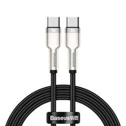 Baseus CATJK-C01 câble de téléphone portable Noir 1 m USB C
