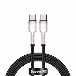 Baseus 6953156202368, 2 m, USB C, USB C, USB 2.0, 480 Mbit/s, Noir