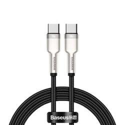 Baseus 6953156202368 câble USB 2 m USB 2.0 USB C Noir