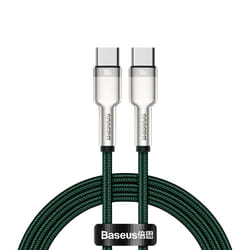Baseus 6953156202399 câble USB 2 m USB 2.0 USB B USB C Vert