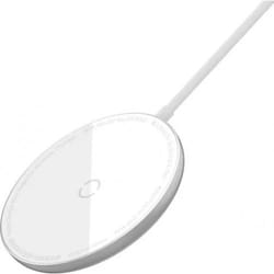 Baseus WXJK-F02 chargeur d'appareils mobiles Téléphone portable Blanc USB Recharge sans fil Intérieure