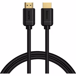 Baseus CAKGQJ01, 2 m, HDMI Type A (Standard), HDMI Type A (Standard), Noir, Argent