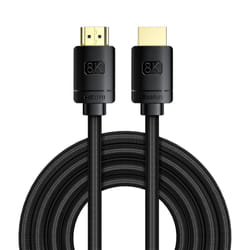 Baseus CAKGQL01 câble HDMI 3 m HDMI Type A (Standard) Noir, Argent