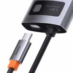 Baseus Metal Gleam USB 3.2 Gen 1 (3.1 Gen 1) Type-C Gris - Vue supplémentaire 4
