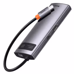 Baseus Metal Gleam USB 3.2 Gen 1 (3.1 Gen 1) Type-C Gris - Vue supplémentaire 6