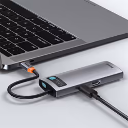 Baseus Metal Gleam USB 3.2 Gen 1 (3.1 Gen 1) Type-C Gris - Vue supplémentaire 7