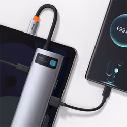 Baseus Metal Gleam USB 3.2 Gen 1 (3.1 Gen 1) Type-C Gris - Vue supplémentaire 7