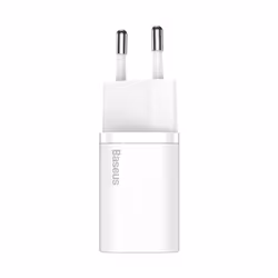 Baseus CCSUP-J02 chargeur d'appareils mobiles Universel Blanc Secteur Charge rapide Intérieure
