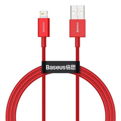Baseus Kabel USB-C do Lightning Superior Series, 20W, PD, 2m (czarny) câble USB USB A USB C/Lightning Rouge