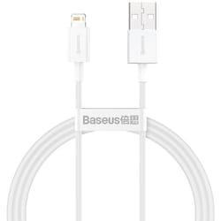 Baseus CALYS-A02 câble de téléphone portable Blanc 1 m USB A Lightning
