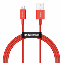 Baseus CALYS-A09, 1 m, Lightning, USB A, Mâle, Mâle, Rouge