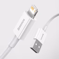 Baseus CALYS-C02 câble Lightning 2 m Blanc