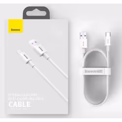Baseus CATYS-02, 1 m, USB C, USB A, 480 Mbit/s, Blanc