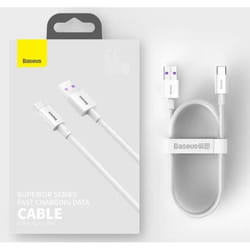 Baseus CATYS-02 câble USB 1 m USB C USB A Blanc