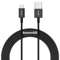 Baseus CABLE USB TO USB-C 2M/BLACK CATYS-A01 câble USB USB A USB C/Lightning Noir