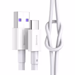 Baseus CATYS-A02 câble USB 2 m USB A USB C Blanc