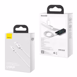 Baseus CATYS-A02 câble USB 2 m USB A USB C Blanc - Vue supplémentaire 5