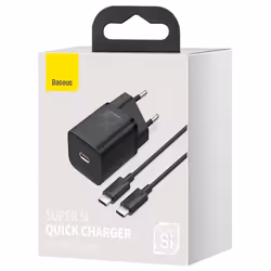 Baseus TZCCSUP-L01, Intérieure, Secteur, USB, 1 m, Noir