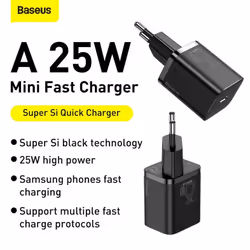 Baseus TZCCSUP-L01 chargeur d'appareils mobiles Smartphone Noir Secteur, USB Charge rapide Intérieure - Vue supplémentaire 4