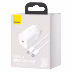 Baseus Super Si Smartphone Blanc Secteur Charge rapide Intérieure - Vue supplémentaire 11