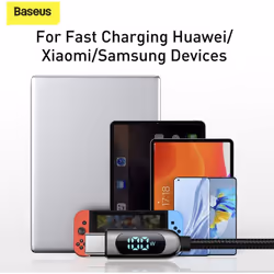 Baseus CATSK-B01 câble USB 1 m USB 2.0 USB C Noir