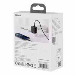 Baseus CCXJ-B01 chargeur d'appareils mobiles Universel Noir Secteur Charge rapide Intérieure - Vue supplémentaire 4