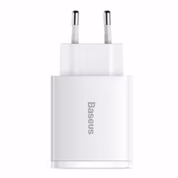 Baseus CCXJ-E02 chargeur d'appareils mobiles Universel Blanc Secteur Charge rapide Intérieure