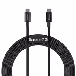 Baseus Superior, 1 m, USB C, USB C, USB 2.0, 480 Mbit/s, Noir