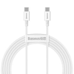 Baseus Superior câble USB 1 m USB 2.0 USB C Blanc