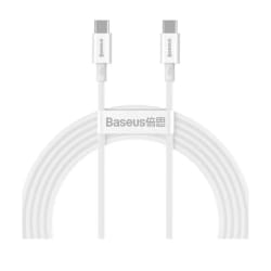 Baseus Câble USB-C vers USB-C 100W - 2m Blanc