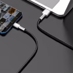 Baseus CAKF000201 câble USB 2 m USB 2.0 USB A USB C Noir, Argent