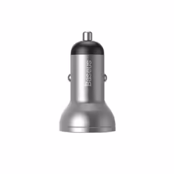 Baseus CCBX-0S chargeur d'appareils mobiles Universel Argent Allume-cigare Auto