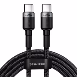Baseus Cafule, 2 m, USB C, USB C, USB 2.0, 480 Mbit/s, Noir