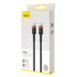 Câble USB-C vers Type-C - Baseus - 2m - PD 2.0 - 100W - Rouge Noir