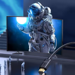 Baseus CAKGQ-B01 câble HDMI 2 m HDMI Type A (Standard) Noir