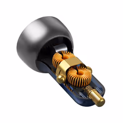 Baseus CCKX-C0A chargeur d'appareils mobiles Universel Bleu, Gris Allume-cigare Charge rapide Auto