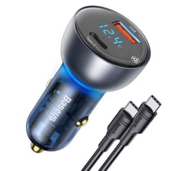 Baseus CCKX-C0A Universel Noir, Bleu Allume-cigare Charge rapide Auto