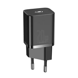 Baseus CCSUP-B01 chargeur d'appareils mobiles Téléphone portable Noir Secteur Extérieure