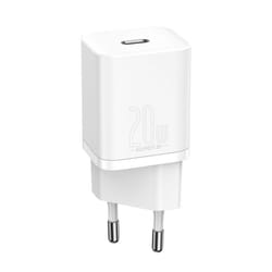 Baseus CCSUP-B02 chargeur d'appareils mobiles Téléphone portable Blanc Secteur Extérieure