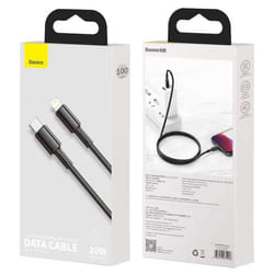 Baseus CATLGD-01 câble Lightning 1 m Noir