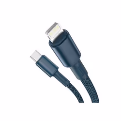 Baseus CATLGD-03, 1 m, Lightning, USB C, Mâle, Mâle, Bleu