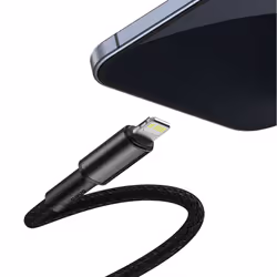 Baseus CATLGD-A01 câble Lightning 2 m Noir