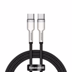 Baseus 6953156232068, 2 m, USB C, USB C, USB 2.0, 480 Mbit/s, Noir