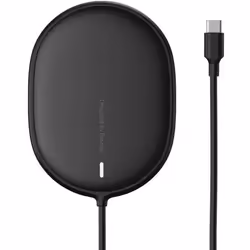 Baseus WXQJ-01 chargeur d'appareils mobiles Téléphone portable Noir USB Recharge sans fil Intérieure